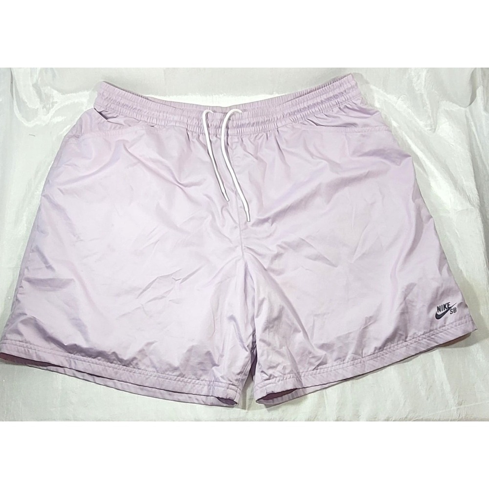 Nike SB Men's Mesh Lined Athletic Skate Chino Shorts - Lavender - XL